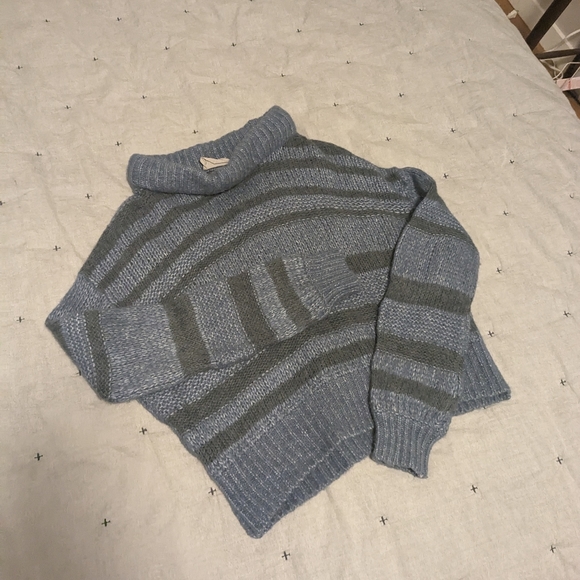 Everlane Puff Sweater Blue XS - Picture 5 of 9
